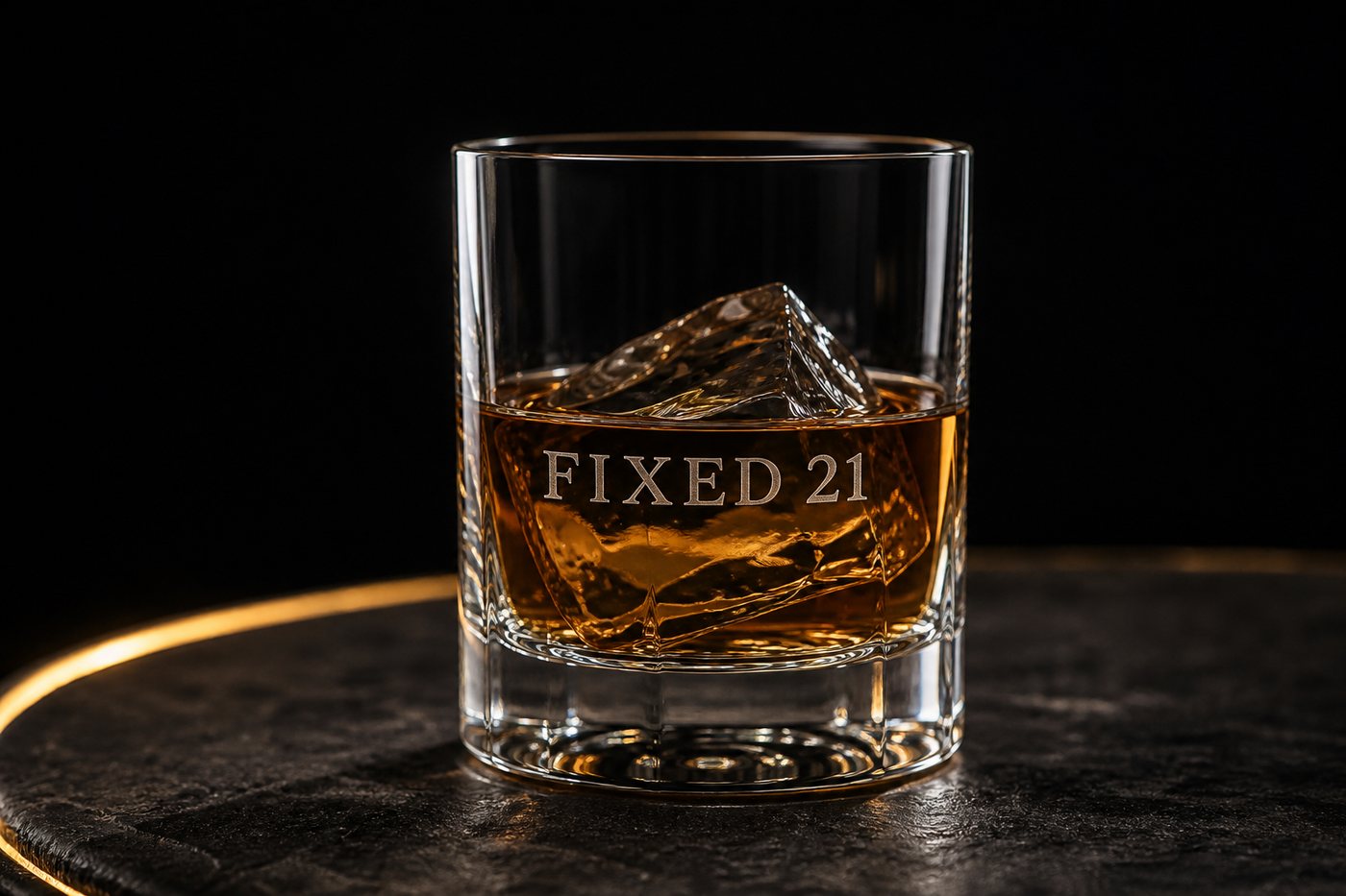 FIXED 21 whiskey glass